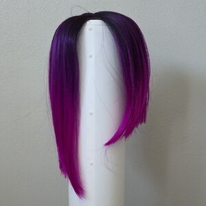 Vibrant Purple Ombre Hair Wig